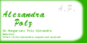 alexandra polz business card